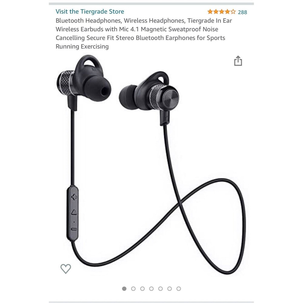 Bluetooth Headphones, Wireless Headphones, Tiergrade In Ear Wireless Earbuds wit